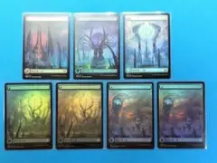 ファイレクシア：完全なる統一 　日本語版　Foil 基本土地７枚セット