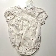 【新品】しまむら 80cm チェリー柄ロンパース
