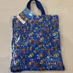 パウパトロール　キルト　ナップサックH400×W335mm