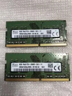 PCメモリー DDR4 8GB ２枚組　合計16GB