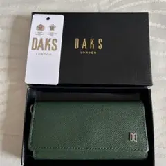 DAKS LONDON グリーン キーケース