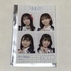 ランダム証明写真風ステッカー 塩月希依音 池帆乃香 田中ミリア 松本海日菜