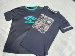 umbro＋トップバリュー Tシャツ (160)2点セット used