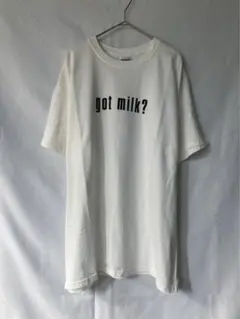 got milk? ヴィンテージ Tシャツ 00s ホワイト