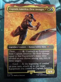 MTG marvel's captain America foil 未開封 Secret Lair x Marvel's Captain America Foil Edition | Secret