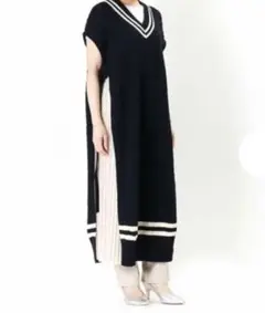 HYKE チルデンワンピース