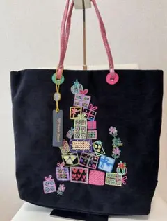 美品❣️シンクビー　Tnink Bee! トートバッグ　刺繍　スパンコール　バッグ
