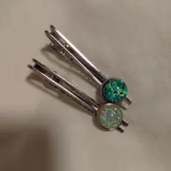 ハンドメイド【ネクタイタイピン 2個セット】