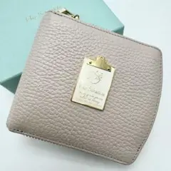 ✨美品✨ ハースケジュール コンパクトウォレット 折り財布 ジップ レディース
