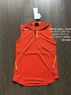 新品 オークリー レディース ゴルフノースリーブ ドライカラット UPF50 M