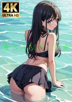 ■明日ちゃんのセーラー服■　★明日 小路★　A4　特大イラストポスター