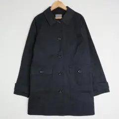 セオリー リュクス ステンカラー コート ネイビー 紺 40 L 146211