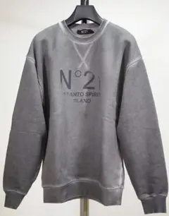 美品 N˚21 ロゴ ボンディング スウェット ブラック グレー 38 M 2025年最新】N°21 メンズ トレーナー・スウェットの人気アイテム