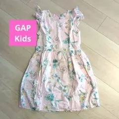 美品♡GAPKids　フラワー柄ワンピース　バックチャック　Lサイズ140cm