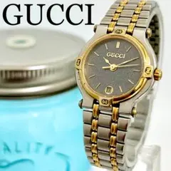 94 GUCCI グッチ時計 レディース腕時計 アンティーク デイト ブラック
