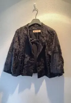 『MARNI』マルニ 山羊 ファー ジャケット イタリア製