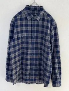 シャツ　長袖　チェック　ヴィンテージ