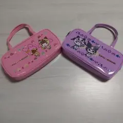 サンリオ　マイメロディー・クルミ&アイルーコラボポーチ。