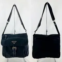 プラダ PRADA トライアングルロゴ 三画プレート ナイロン ショルダーバッグ