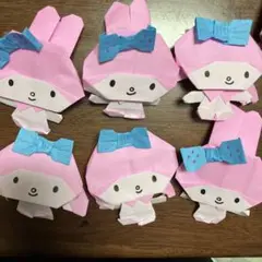 マイメロディ　折り紙 6体セット
