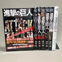 進撃の巨人　関連本7冊セット　フルカラー　キャラクター名鑑　小説他