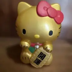 ゴールドキティちゃん開運招き猫貯金箱