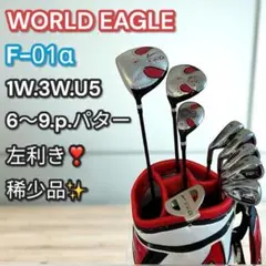 超希少❣️左利き❣️WORLD EAGLE F-01α ゴルフクラブ フルセット