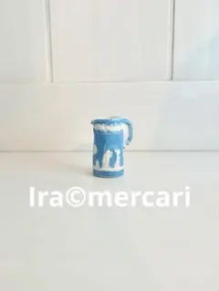 2010年ウェッジウッド風　ピッチャー　フェーブ　フェーヴ　ミニチュア陶器水差し