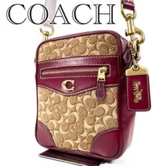 【極美品✨】COACH コーチ ショルダーバッグ USA製 NY刻印