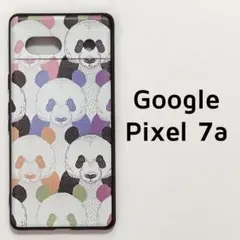 Pixel7a カラフル パンダ カバー
