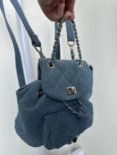 ナルシス　ミニバッグ　リュック　手持ち　デニム