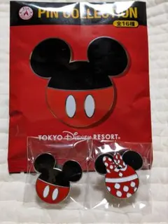 ディズニーリゾート　ピンコレクション　ミッキー＆ミニー
