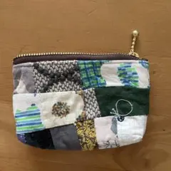 《新品未使用》パッチワーク コインケース　ミニポーチ