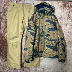オニール スノボウェア 迷彩 ジョイライド ベージュ セット スノボ