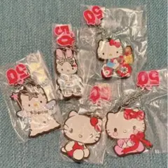 ハローキティラバーキーホルダー５コセット