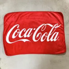 Coca-Cola フリースブランケット ひざ掛け　赤