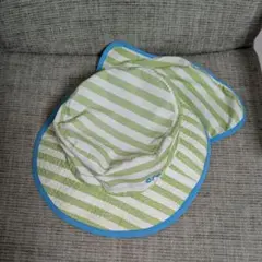 クロックス 帽子 子ども用 頭囲56cm ストライプ グリーン