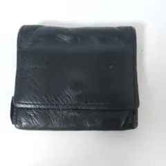 P993　レザー製 黒 コインケース