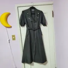 ライダース ワンピース 半袖