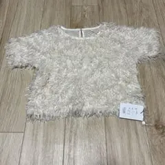 GRLフェザーショート丈トップス