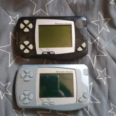 WonderSwan 本体 黒と銀セット 【ジャンク品】