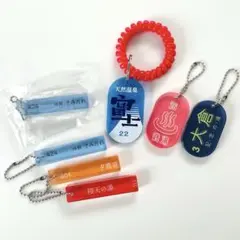 ガチャ　アクリル　キーホルダー　旅館　キー　レトロ　7個セット