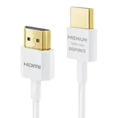 DIGIFORCE HDMI スリムケーブル 0.9m 4K×2K対応