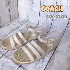 コーチ COACH レディースサンダル ブランド ベージュ