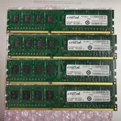 Crucial DDR3 1600 4GB×4枚 計16GB