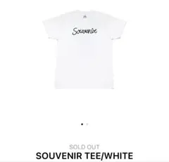 【売り切れ】SOUVENIR TEE / WHITE Lサイズ
