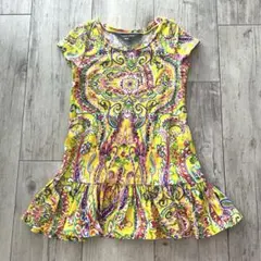RALPH LAUREN 総柄ワンピース 3T(100)