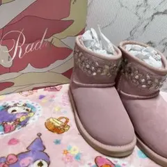 新品未使用 rady ムートンブーツ ビジュー ピンク