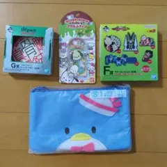 １番クジ５点セットサンリオキャラクター ポーチ & マスコットチャーム セット