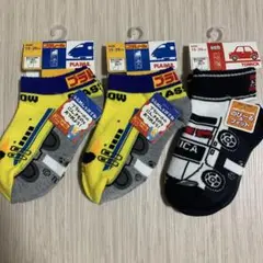 土日限定‼️【15〜20cm】プラレールくつ下　トミカくつ下　キッズくつ下3足
